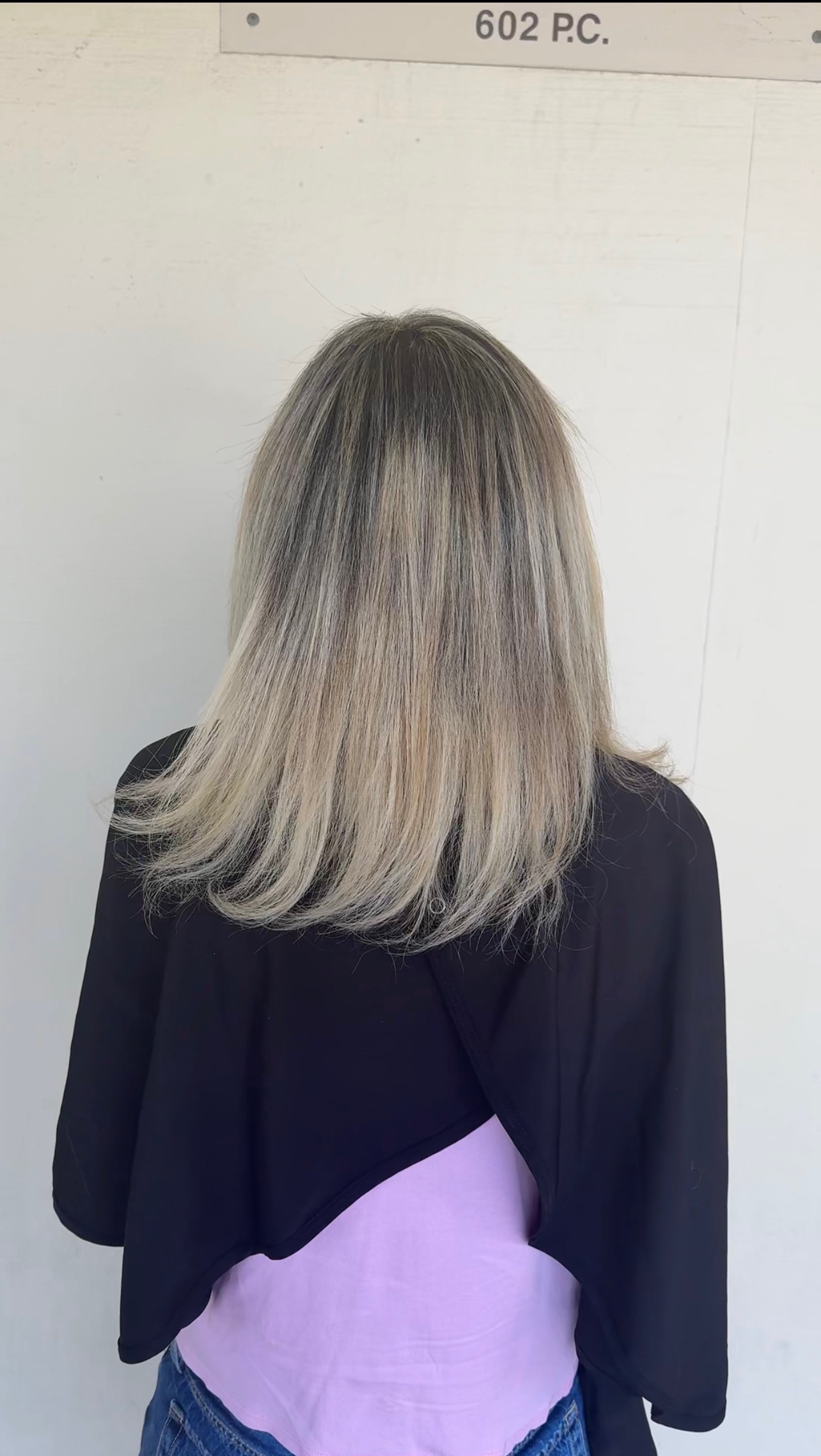 Blonde dimensional bob result